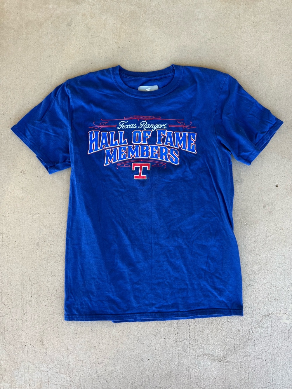 Texas Rangers Hall of Fame Members Double-Sided T-Shirt – Size M